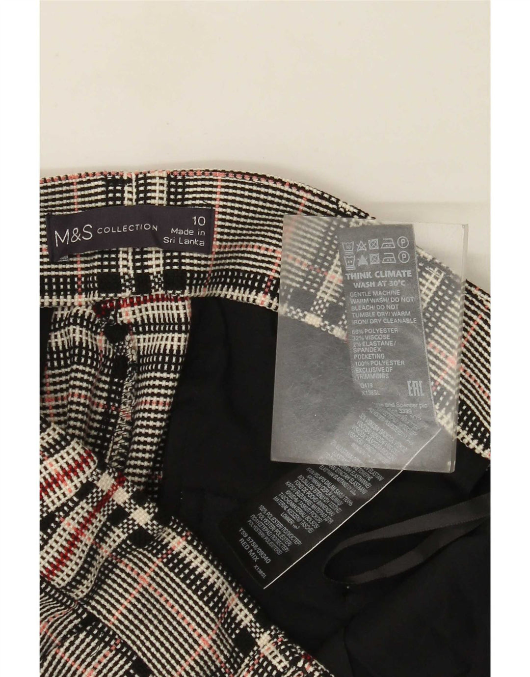 Damskie spodnie Chino Marks & Spencer UK 10 Small W30 L28 Wielokolorowe