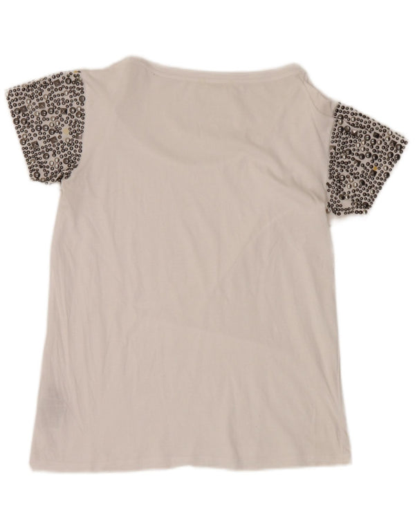 Koszulka damska Guess Top UK 8 Small, biała, bawełniana