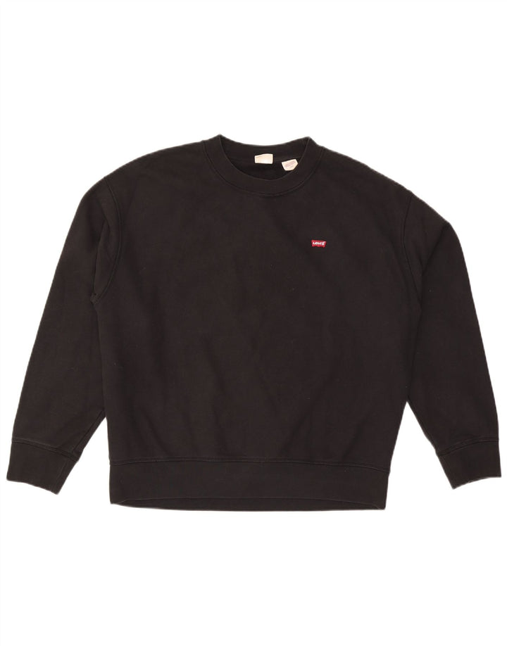Męski sweter Levi's, duży, czarny, bawełniany