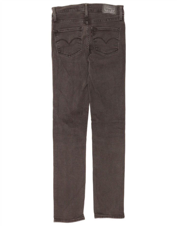 Damskie jeansy LEVI'S 312 Shaping W26 L30 Szara bawełna