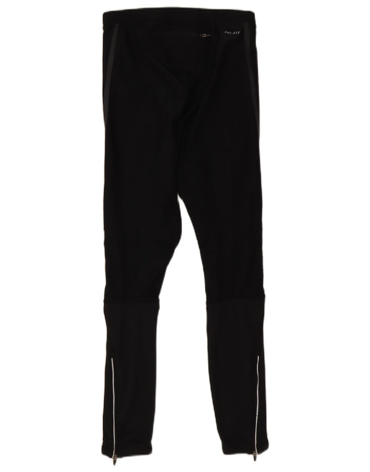 Damskie legginsy Nike Dri Fit UK 12, średni czarny poliester