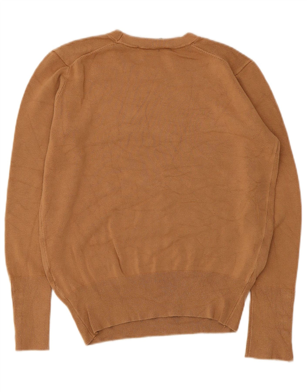 Sweter damski Zara z okrągłym dekoltem UK 12, średni brąz
