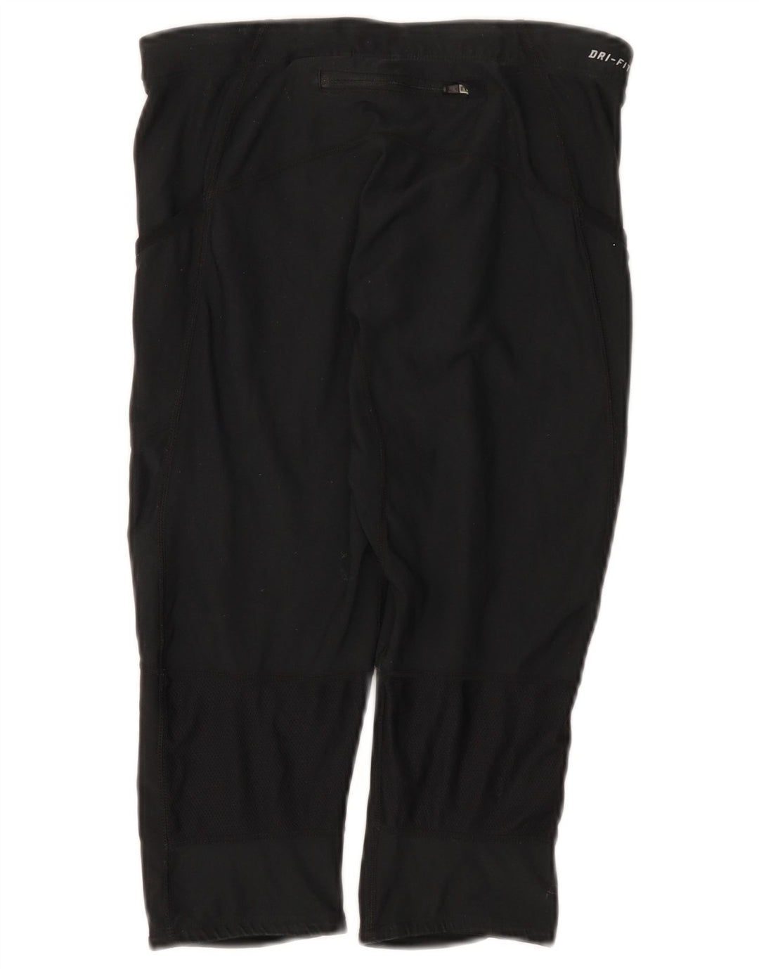 Damskie legginsy Nike Dri Fit Capri UK 12, średni czarny poliester