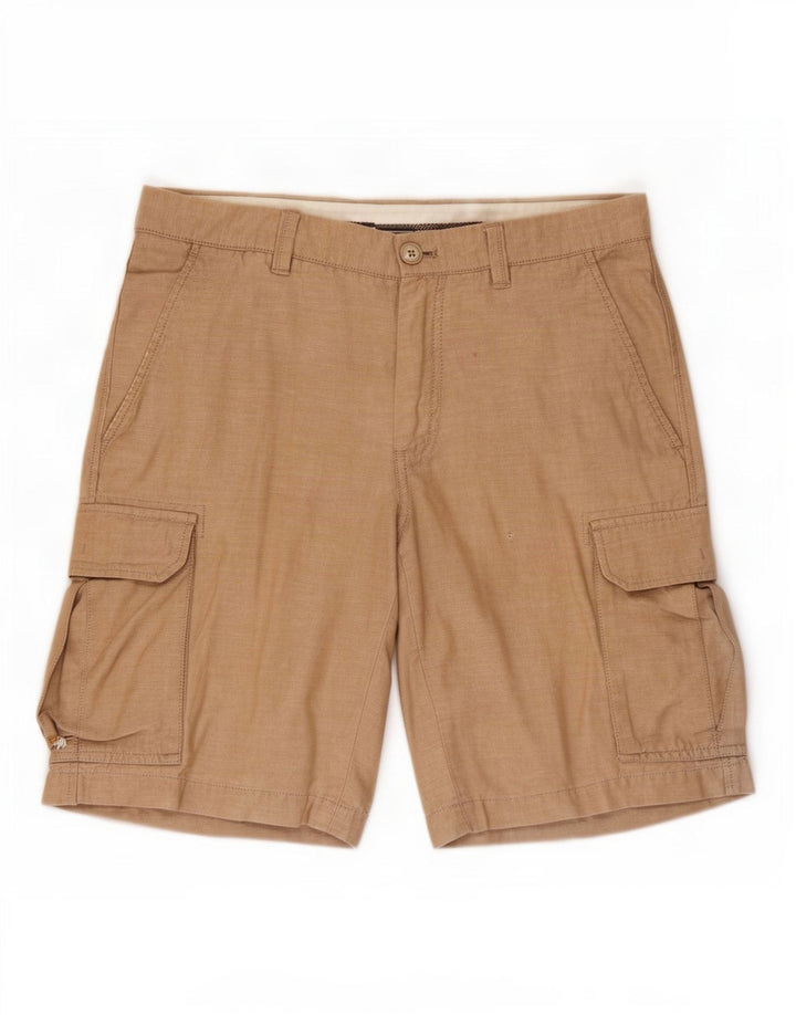 Męskie spodenki cargo Massimo Dutti EU 38 Small W30 Beżowa bawełna