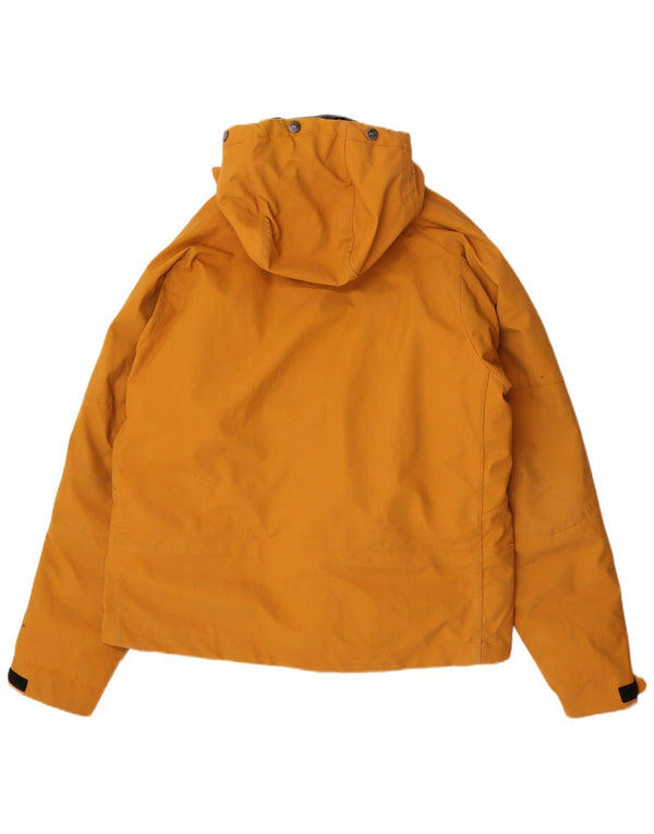 Męska ocieplana kurtka z kapturem Machu Picchu UK 42 XL, żółty nylon