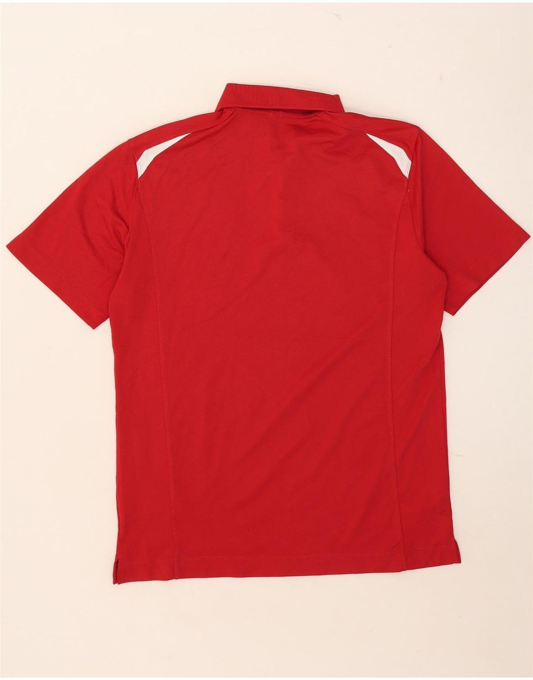 Męska koszulka polo Nike Dri Fit, poliester w kolorze średniej czerwieni