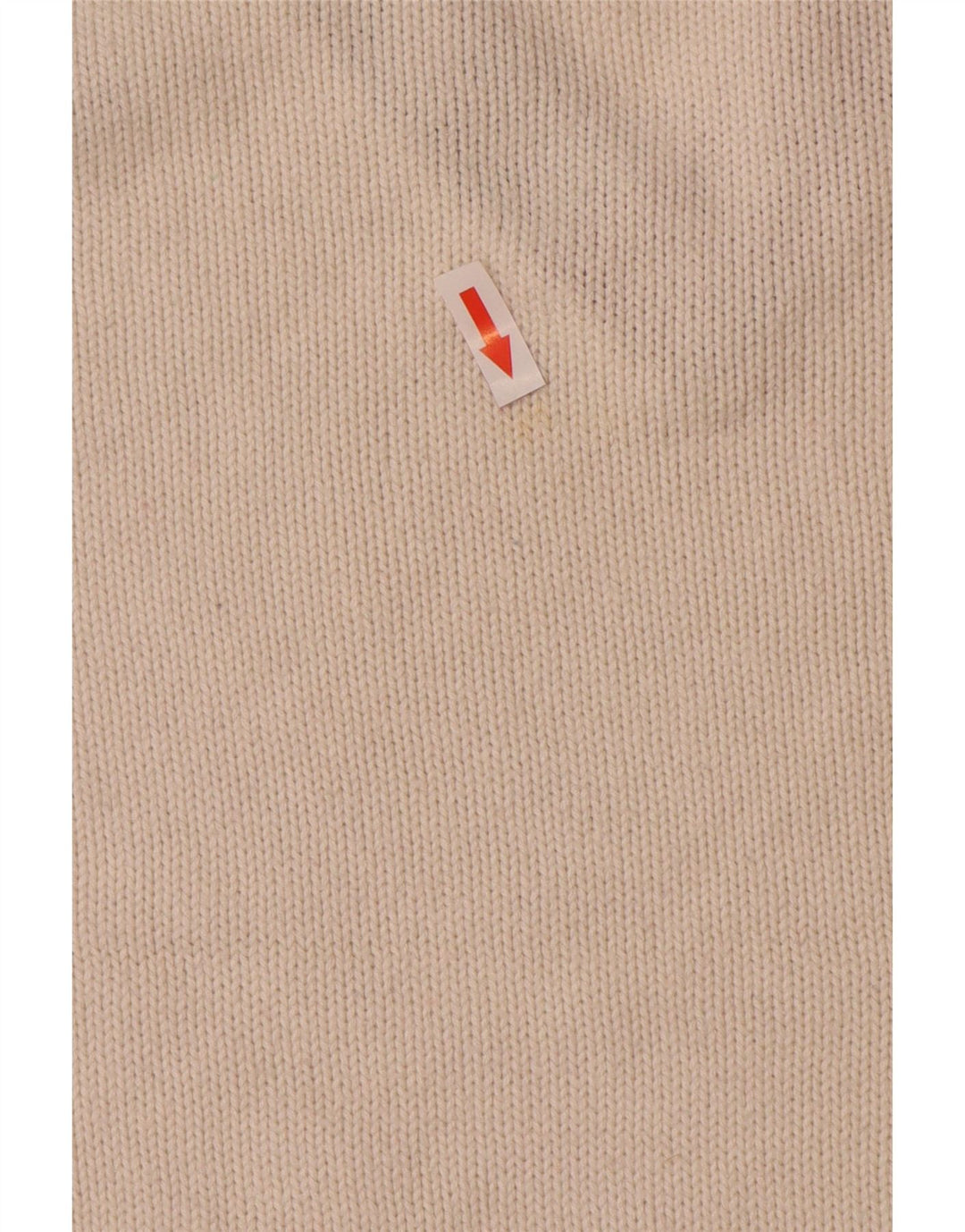 Męski sweter Tommy Hilfiger z dekoltem w kształcie litery V, średniej wielkości złamanej bieli, bawełniany