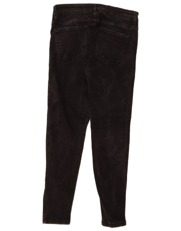 Damskie jeansy skinny Oasis UK 12 Medium W28 L26 Szara bawełna
