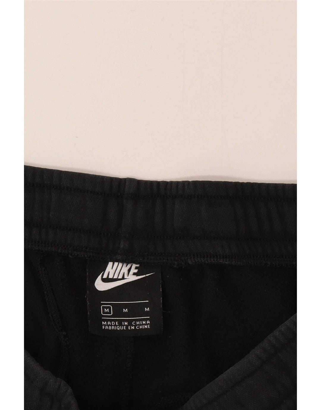 Męskie spodnie dresowe Nike, joggery, średnia czarna bawełna