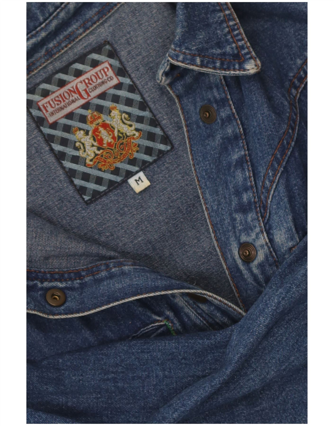 Damska sukienka jeansowa w stylu vintage, UK 14, średni niebieski