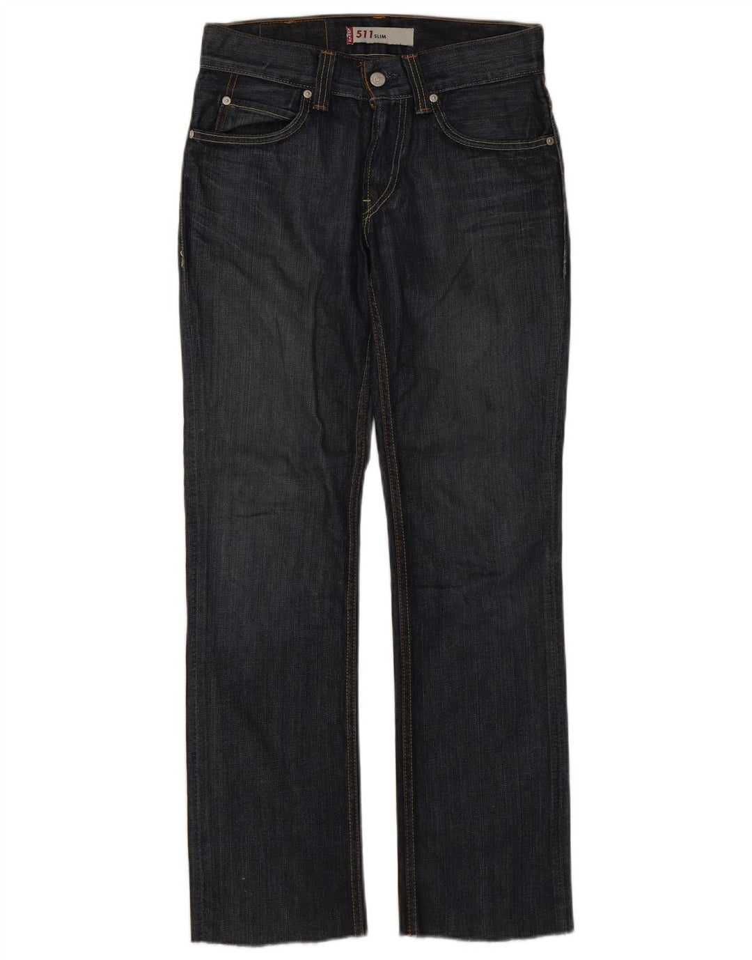 Damskie jeansy Levi's 511 Slim W30 L30 Granatowa bawełna