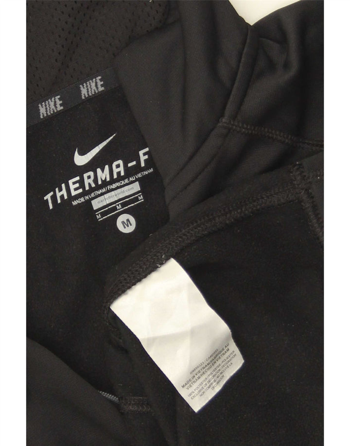 Męski dres Nike Therma-Fit z pulowerem, kolor średnio czarny