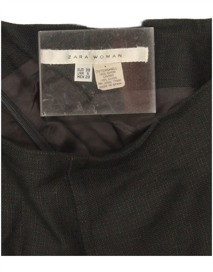Prosta spódnica damska Zara EU 38 Small W28 Czarny Rayon