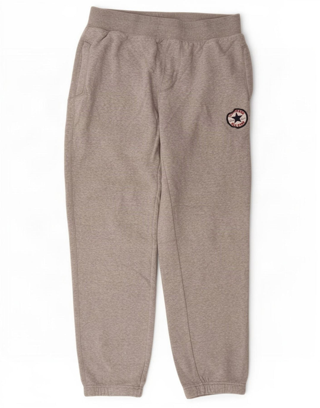 Męskie spodnie dresowe Converse Joggers, średnioszare, bawełniane