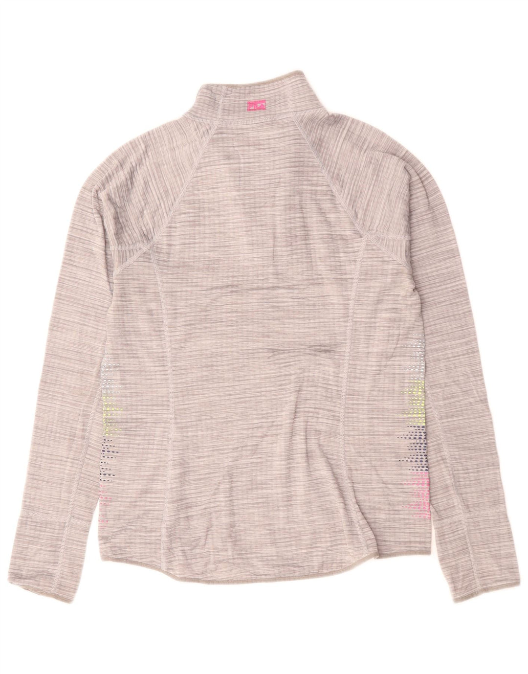 Damski dres Fila z zamkiem błyskawicznym na szyi, UK 14, średni szary nakrapiany