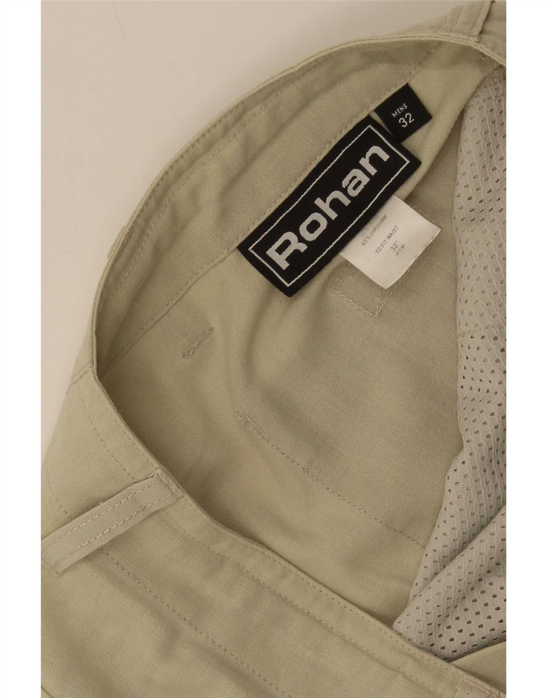 Męskie spodenki codzienne Rohan Medium W32 khaki lniane