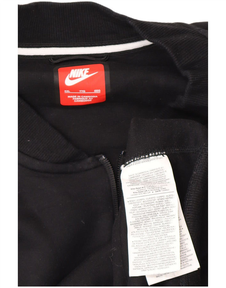 Kurtka męska dresowa Nike 2XL czarna bawełniana