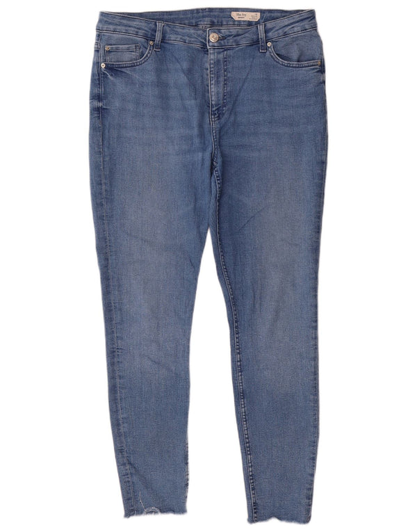 Marks & Spencer Damskie The Ivy Skinny Jeans UK 16 Duże W36 L29 Niebieskie Bawełniane