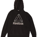 Męski sweter z kapturem Reebok, duży, czarny