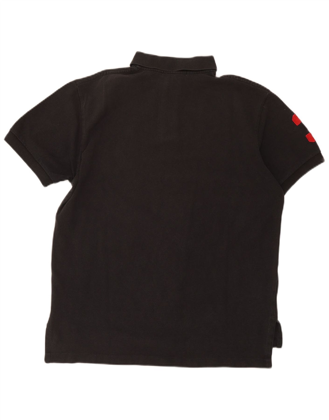 Męska koszula graficzna Polo Ralph Lauren, średnia czarna, bawełniana