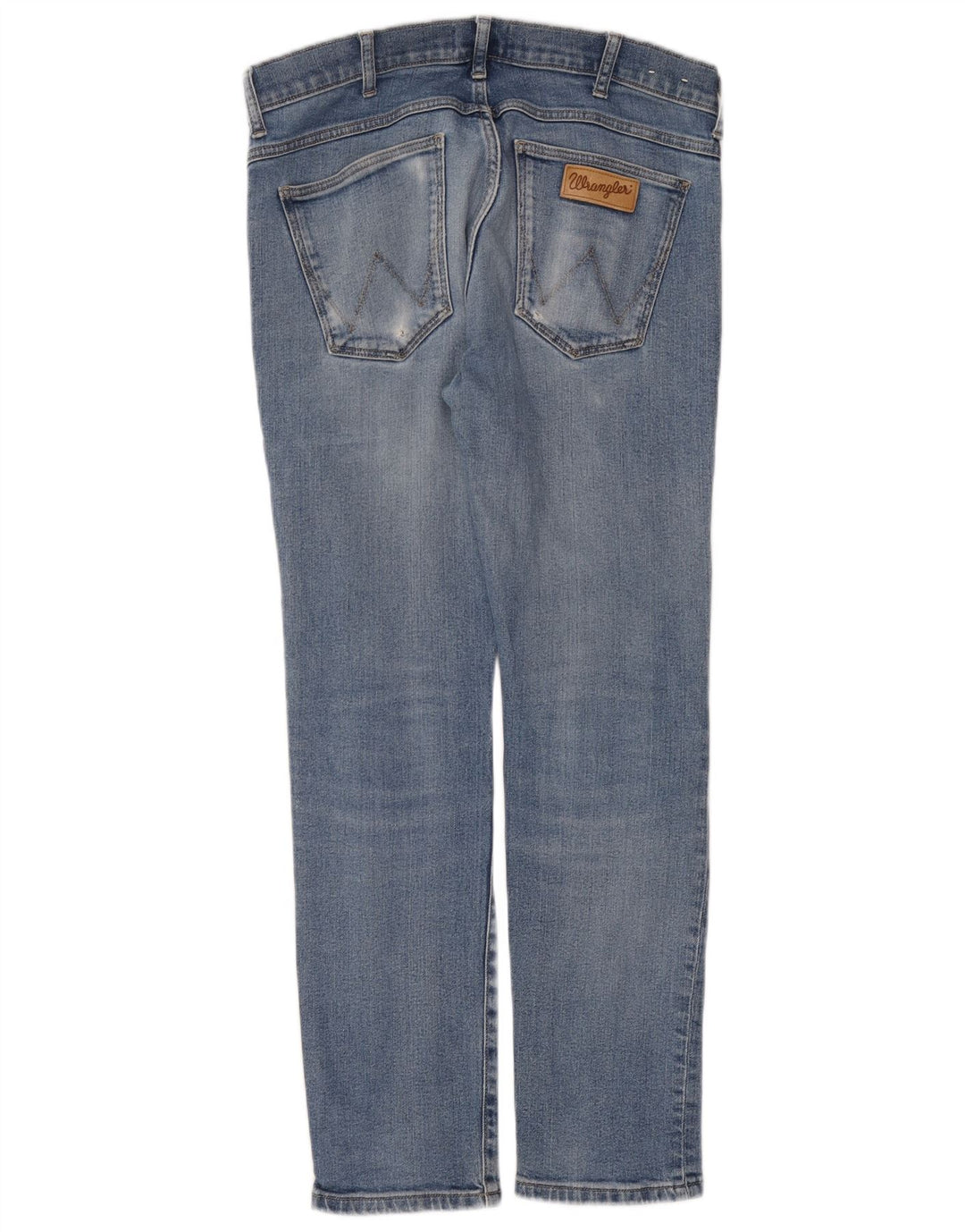 Wrangler Męskie Larston Slim Jeans W32 L32 Niebieskie bawełniane