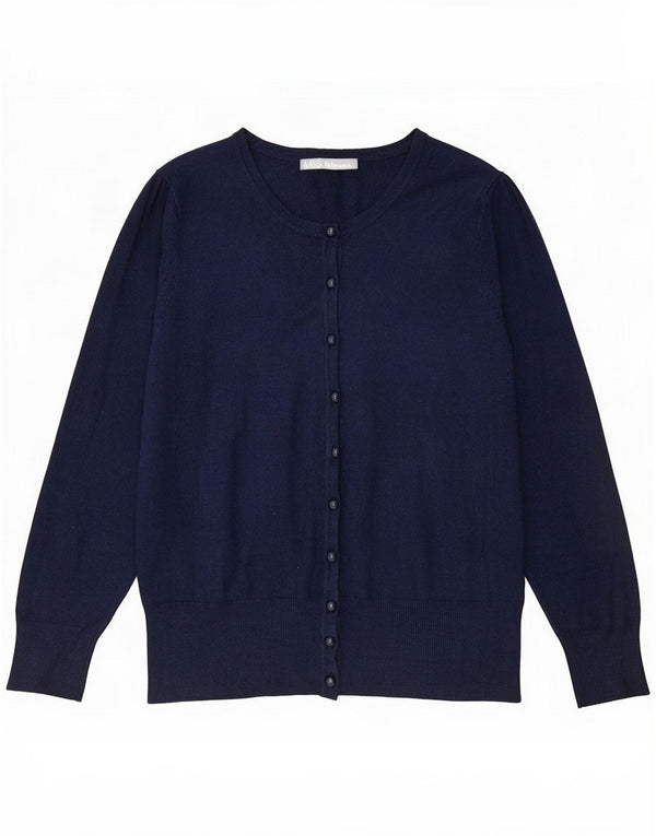 Sweter damski Marks & Spencer UK 14, średni granatowy, wiskoza