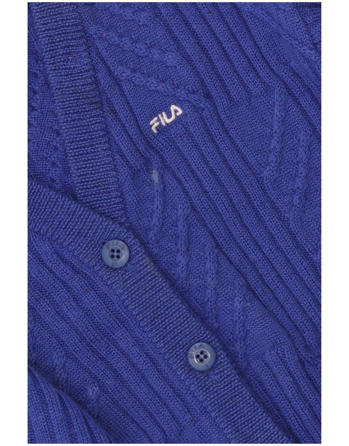 Sweter damski Fila Cardigan IT 44 średni niebieski