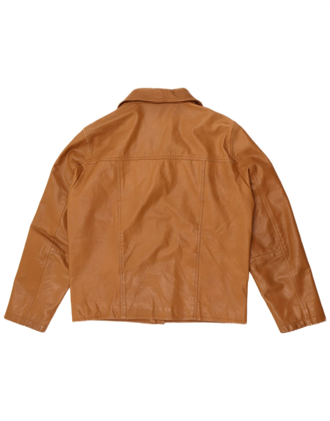 Męska kurtka skórzana Gipsy UK 40 duża brązowa skóra