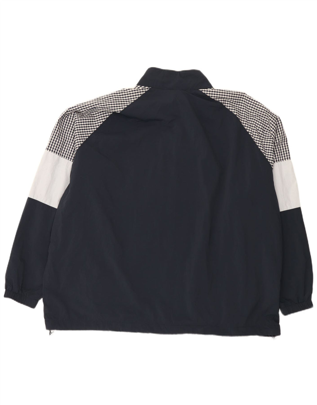 Męska kurtka przeciwdeszczowa Lyle & Scott UK 46 3XL Granatowy Nylon z blokami kolorów