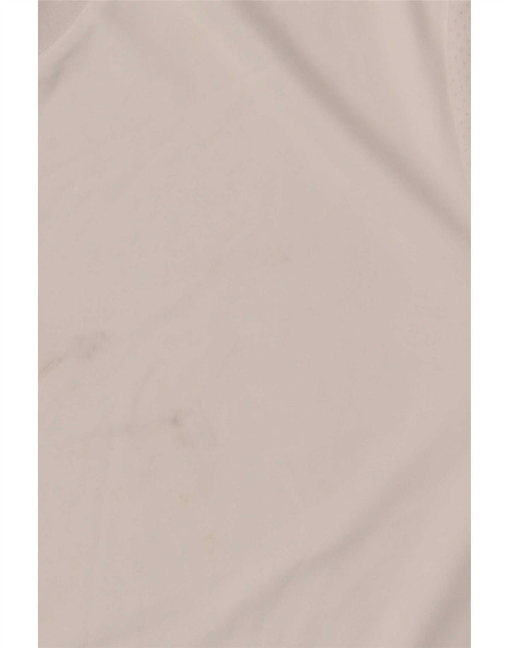 Adidas Męska koszulka Aeroready Top, duża, biała, z poliestru