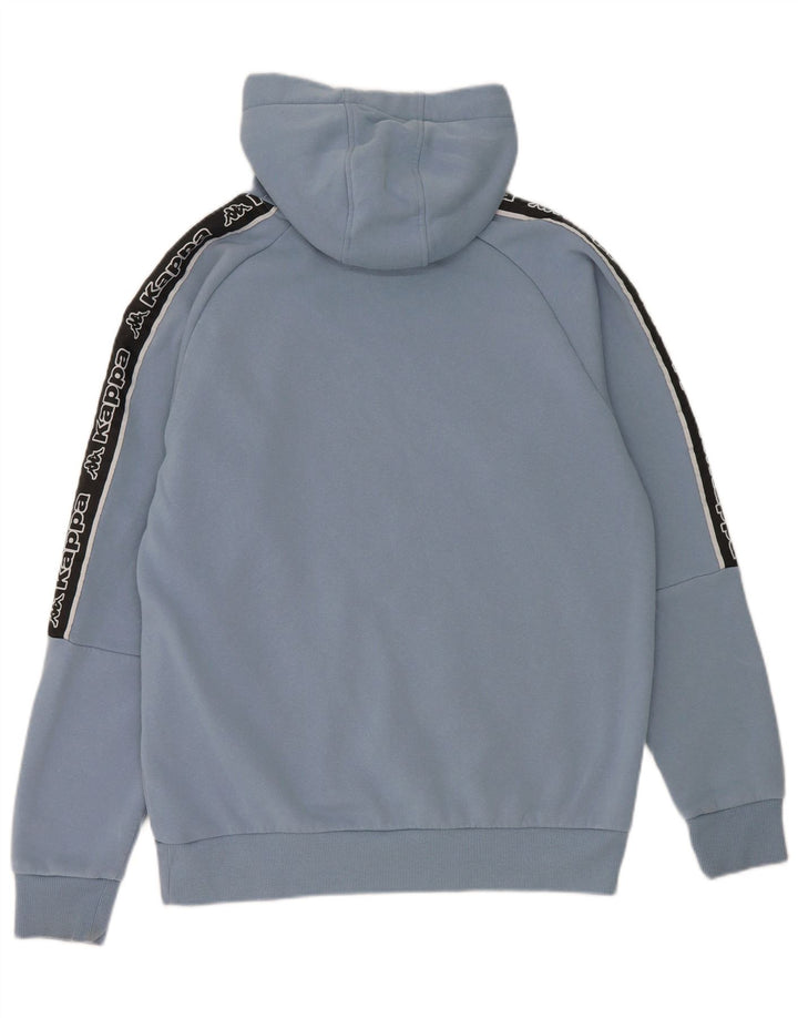 Męski sweter z kapturem Kappa, średni niebieski
