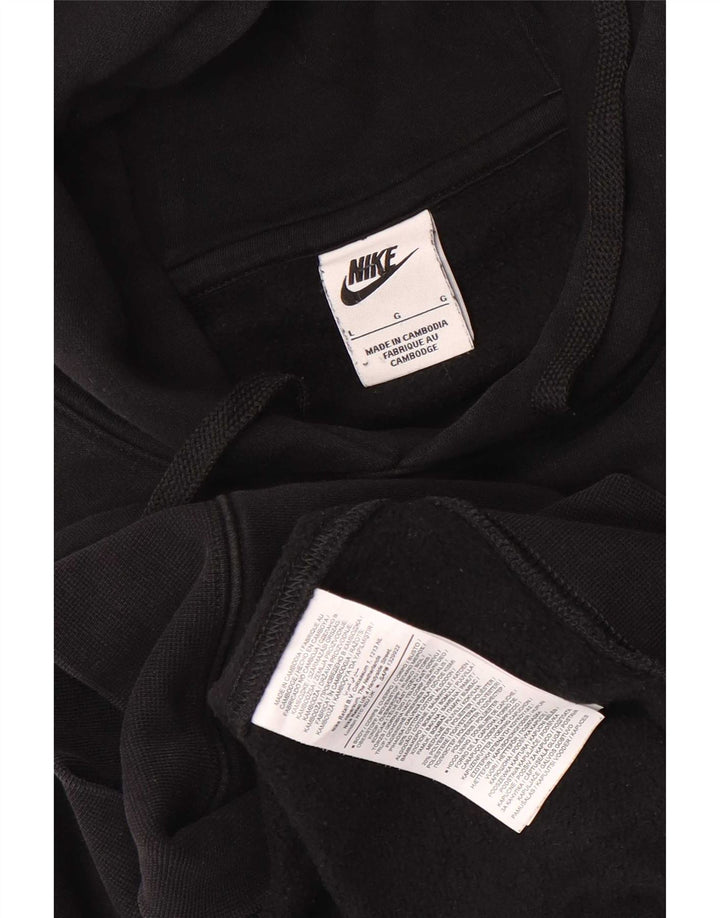 Męski sweter z kapturem Nike, duży, czarny, bawełniany