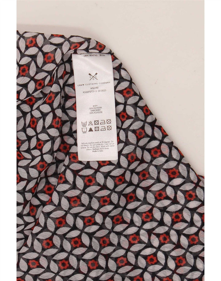 Crew Clothing Damska prześwitująca sukienka w jednym rozmiarze, wielokolorowa, geometryczna