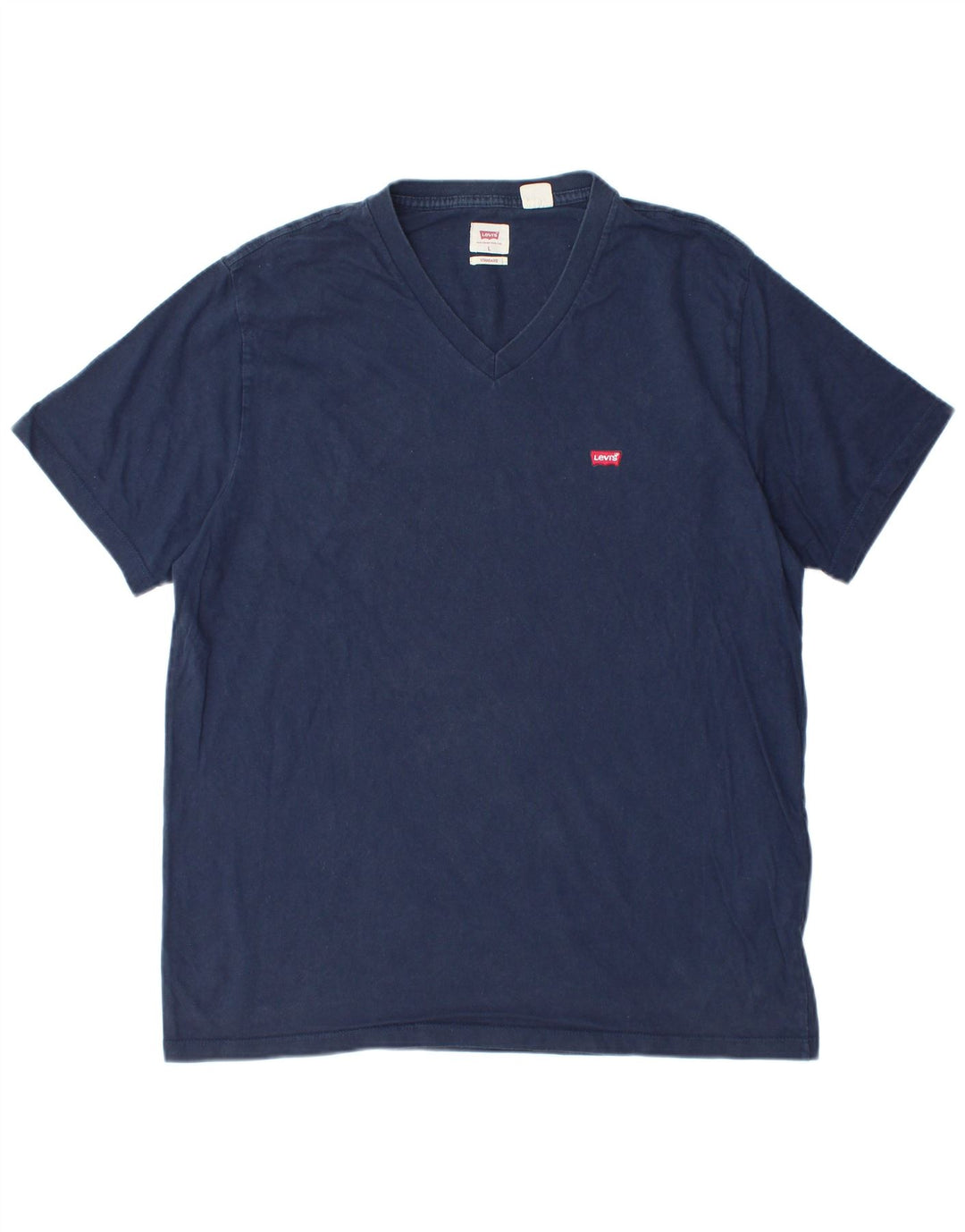 Męski standardowy T-shirt LEVI'S, duży, granatowy, bawełniany