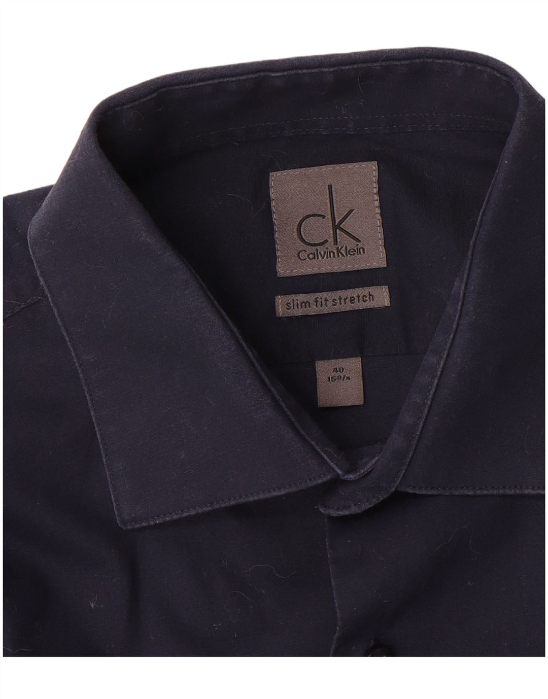 Koszula męska Calvin Klein Slim Fit, rozmiar 40 15 3/4, średni granat