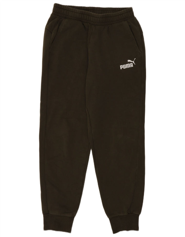 Męskie spodnie dresowe Puma Joggers, średnia bawełna khaki