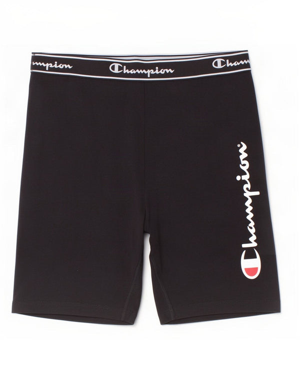 Damskie spodenki sportowe Champion Graphic UK 14, duże, czarne, bawełniane