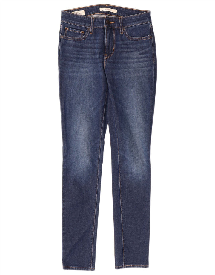 Damskie jeansy LEVI'S 711 Skinny W25 L28 Niebieskie bawełniane