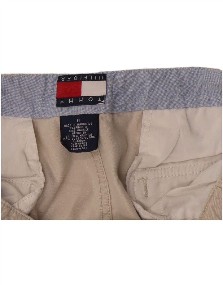 Damskie spodenki cargo Tommy Hilfiger US 6 Medium W28 beżowa bawełna