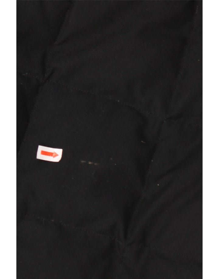 Damski ocieplany płaszcz z kapturem BRUGI IT 48 XL, czarny poliester