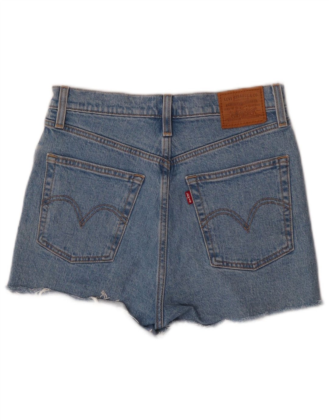 Damskie spodenki jeansowe Levi's W28 Średni niebieski, bawełniany