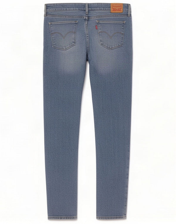 Levi's Damskie 711 Skinny Jeans W30 L34 Niebieskie bawełniane