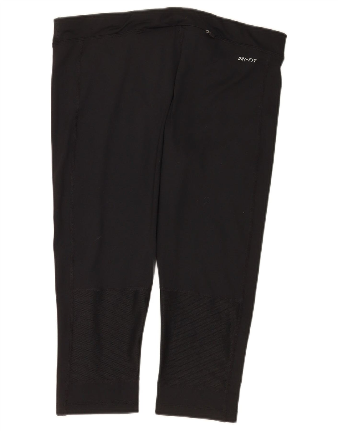 Damskie legginsy Nike Dri Fit Capri UK 14, duże, czarne, poliestrowe