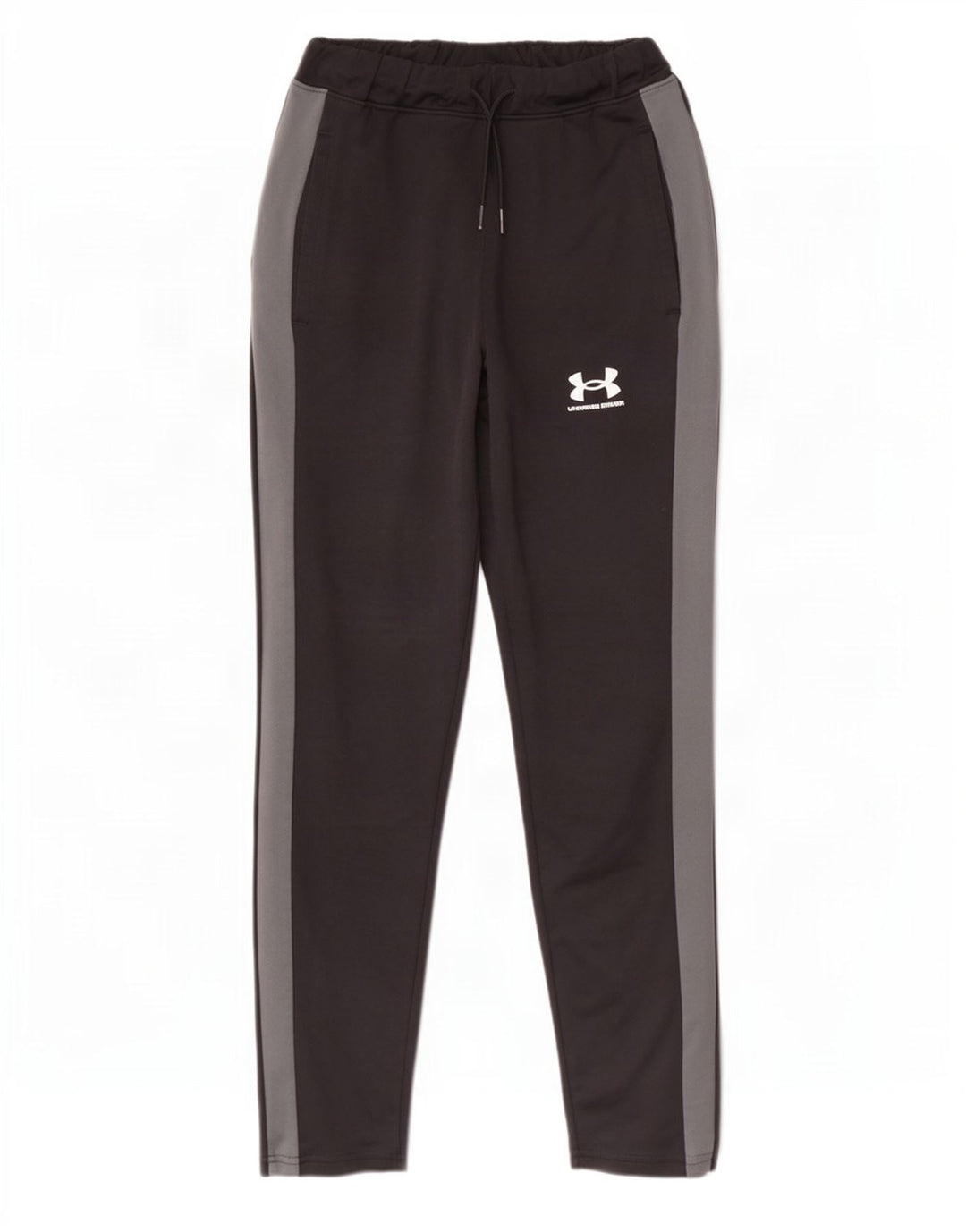 Damskie spodnie dresowe Under Armour UK 4 XS, czarny poliester z blokami kolorów