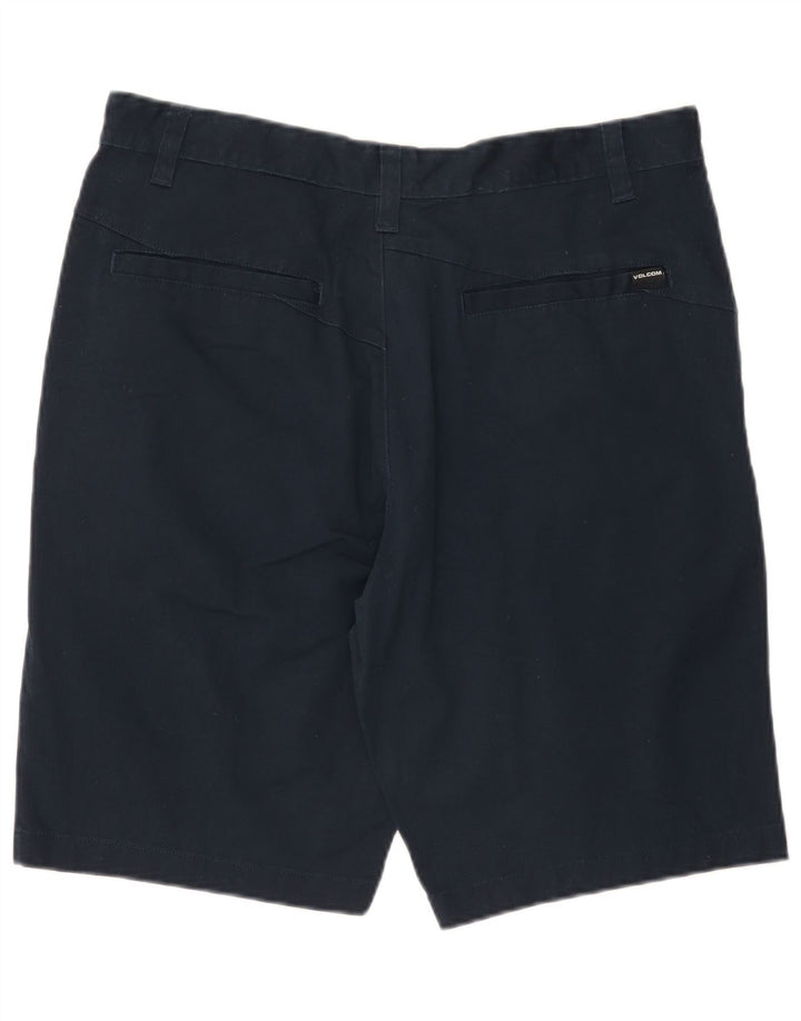 Męskie spodenki Chino Volcom W36, duże, granatowe, bawełniane