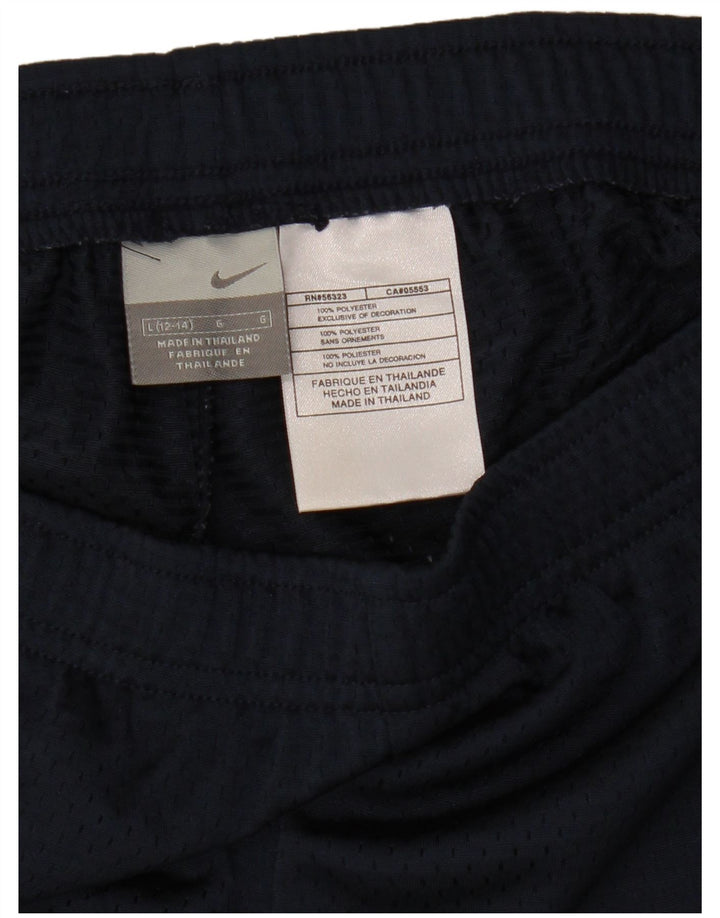 Damskie spodenki sportowe Nike US 12/14, duży, granatowy, kolorowy poliester