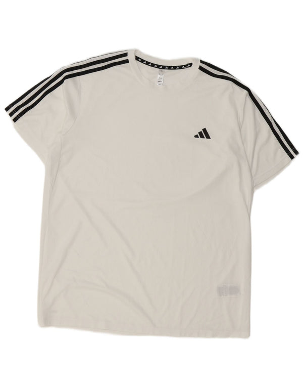 Adidas Męski T-shirt Aeroready Top XL Biały Poliester