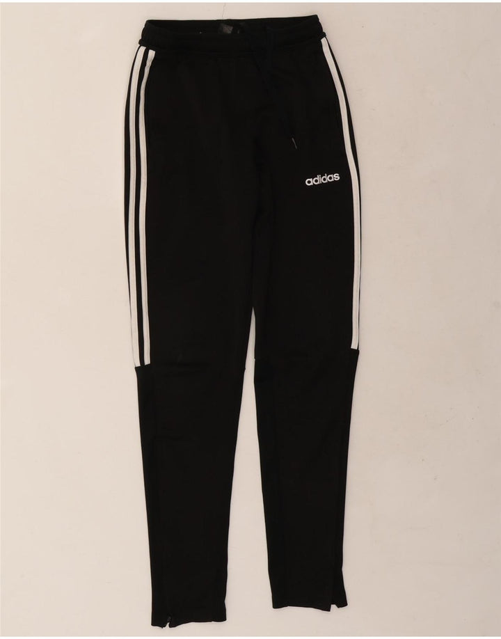 Męskie spodnie dresowe ADIDAS Climalite XS, czarny poliester