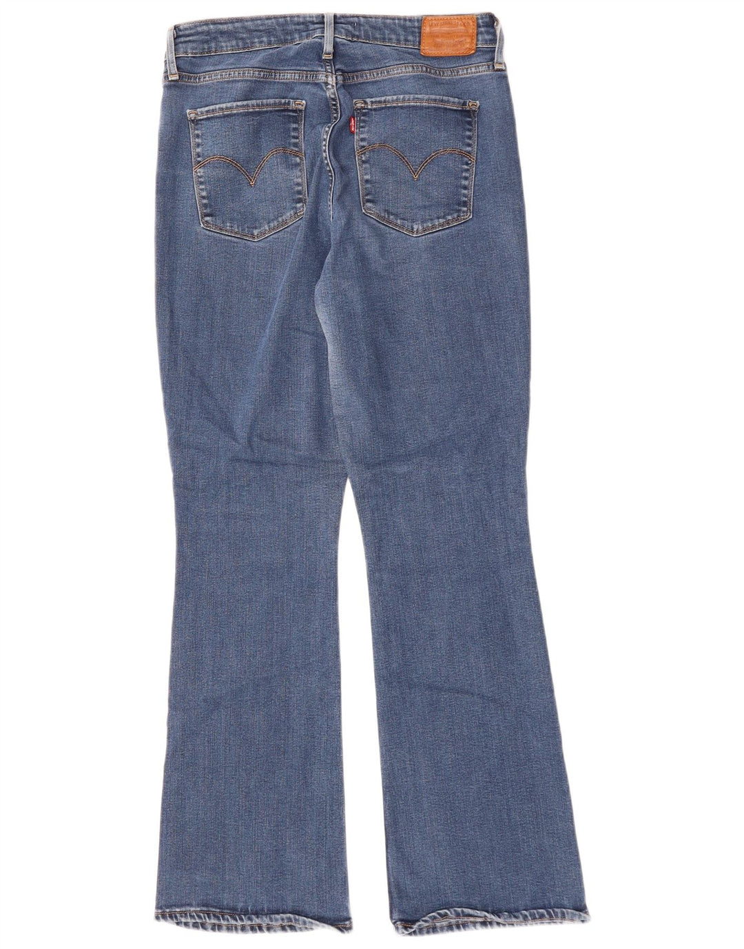 Damskie jeansy Levi's 725 z wysokim stanem W31 L30, niebieska bawełna