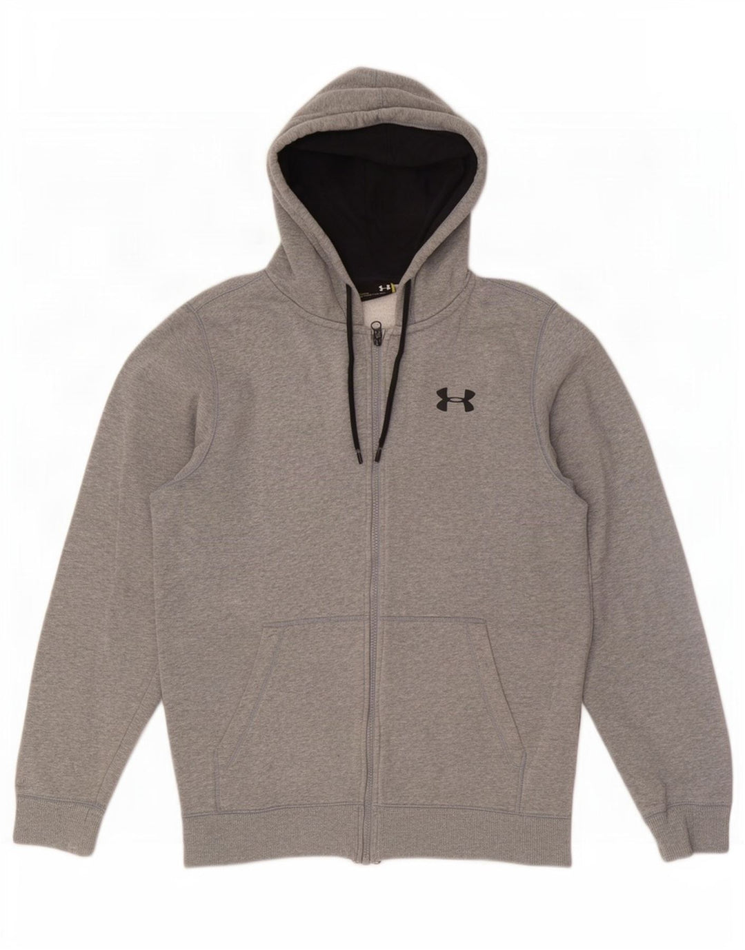 Męski sweter z kapturem i zamkiem Under Armour, mały, szary, nakrapiany